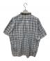 COMME des GARCONS SHIRT (コムデギャルソンシャツ) オープンカラーチェックシャツ ブルー サイズ:M：15000円