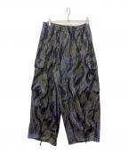 Needles×PURPLE THINGSニードルズ×パープルシングス）の古着「Cargo Track Pants」｜パープル×カーキ