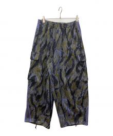 Needles×PURPLE THINGS（ニードルズ×パープルシングス）の古着「Cargo Track Pants」｜パープル×カーキ
