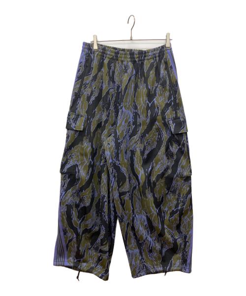 Needles（ニードルズ）Needles (ニードルズ) PURPLE THINGS (パープルシングス) Cargo Track Pants パープル×カーキ サイズ:Mの古着・服飾アイテム