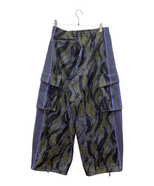 Needles（ニードルズ）Needles (ニードルズ) PURPLE THINGS (パープルシングス) Cargo Track Pants パープル×カーキ サイズ:Mの古着・服飾アイテム