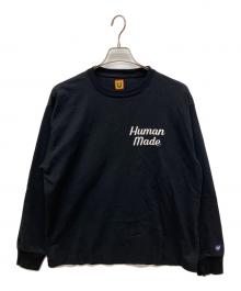 HUMAN MADE（ヒューマンメイド）の古着「フラミンゴプリントロングスリーブTシャツ」｜ブラック