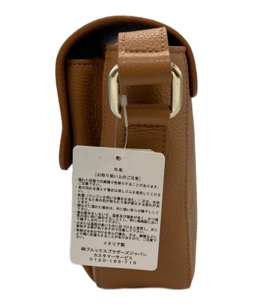 BROOKS BROTHERS（ブルックスブラザーズ）BROOKS BROTHERS (ブルックスブラザーズ) レザーショルダーバッグ ブラウン 未使用品の古着・服飾アイテム