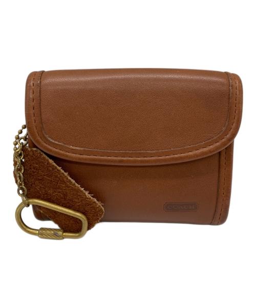 COACH（コーチ）COACH (コーチ) レザーコインケース ブラウンの古着・服飾アイテム