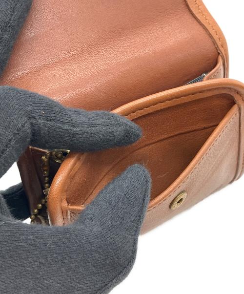 COACH（コーチ）COACH (コーチ) レザーコインケース ブラウンの古着・服飾アイテム