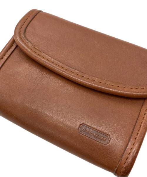 COACH（コーチ）COACH (コーチ) レザーコインケース ブラウンの古着・服飾アイテム