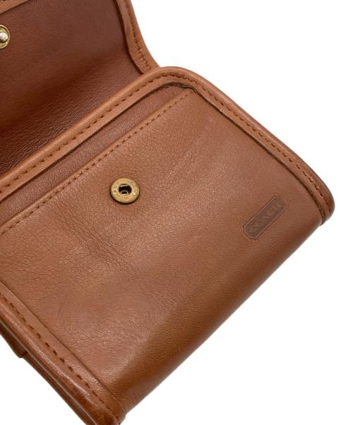 COACH（コーチ）COACH (コーチ) レザーコインケース ブラウンの古着・服飾アイテム