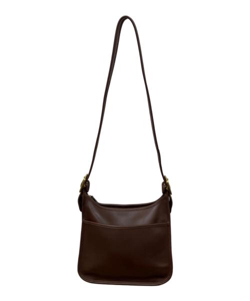 COACH（コーチ）COACH (コーチ) レザーショルダーバッグ ブラウンの古着・服飾アイテム