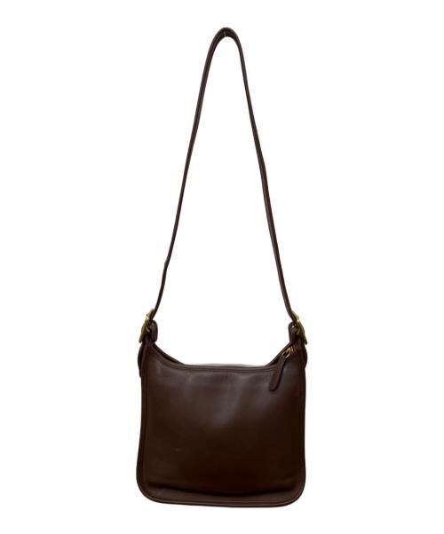 COACH（コーチ）COACH (コーチ) レザーショルダーバッグ ブラウンの古着・服飾アイテム