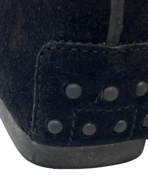 TOD'S（トッズ）TOD'S (トッズ) ラバーぺブル ゴンミーニ　スウェードドライビングシューズ ブラック サイズ:35 1/2の古着・服飾アイテム