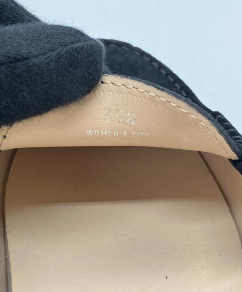 TOD'S（トッズ）TOD'S (トッズ) ラバーぺブル ゴンミーニ　スウェードドライビングシューズ ブラック サイズ:35 1/2の古着・服飾アイテム