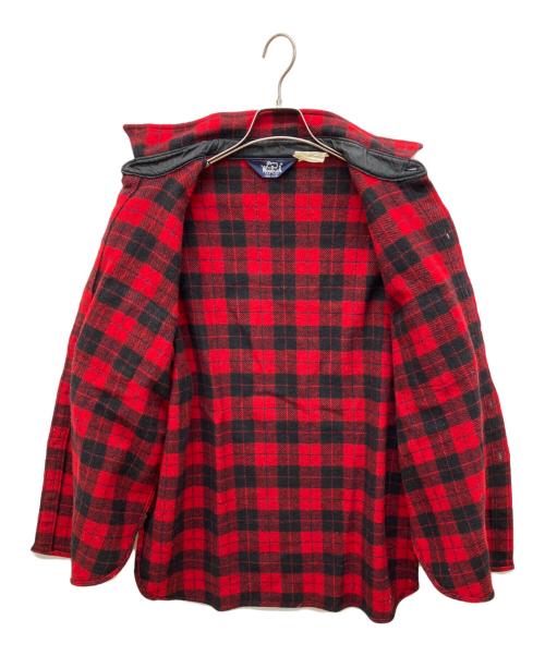 WOOLRICH（ウールリッチ）WOOLRICH (ウールリッチ) 80’sバッファローチェックネルシャツ レッド サイズ:Lの古着・服飾アイテム