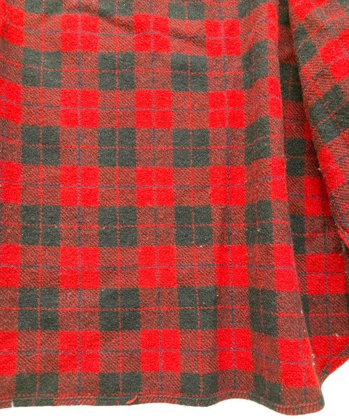 WOOLRICH（ウールリッチ）WOOLRICH (ウールリッチ) 80’sバッファローチェックネルシャツ レッド サイズ:Lの古着・服飾アイテム