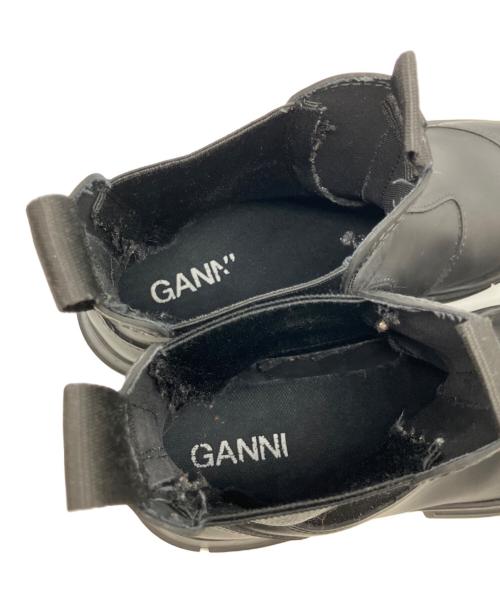 GANNI（ガニー）Ganni (ガニー) サイドゴアブーツ ブラック サイズ:39の古着・服飾アイテム