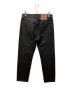 LEVI'S (リーバイス) コーティング加工501デニムパンツ ブラック サイズ:W32×L32：6000円