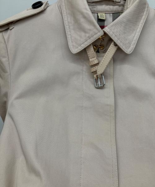 BURBERRY（バーバリー）BURBERRY (バーバリー) ステンカラーコート ピンク サイズ:UK10の古着・服飾アイテム