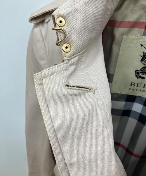 BURBERRY（バーバリー）BURBERRY (バーバリー) ステンカラーコート ピンク サイズ:UK10の古着・服飾アイテム