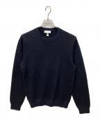 LACOSTEラコステ）の古着「カシミヤブレンドクルーネックニット」｜ネイビー