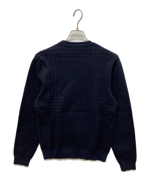 LACOSTE（ラコステ）LACOSTE (ラコステ) カシミヤブレンドクルーネックニット ネイビー サイズ:XS 未使用品の古着・服飾アイテム