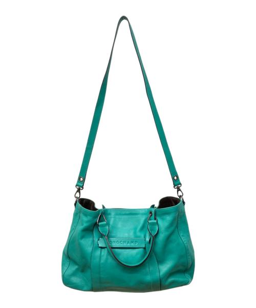 LONGCHAMP（ロンシャン）LONGCHAMP (ロンシャン) 2WAYバッグ グリーンの古着・服飾アイテム