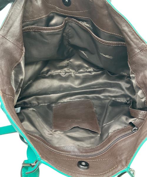 LONGCHAMP（ロンシャン）LONGCHAMP (ロンシャン) 2WAYバッグ グリーンの古着・服飾アイテム