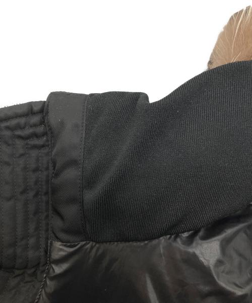 BLACK LABEL CRESTBRIDGE（ブラックレーベル クレストブリッジ）BLACK LABEL CRESTBRIDGE (ブラックレーベル クレストブリッジ) フォックスファーダウンジャケット ブラック サイズ:LLの古着・服飾アイテム