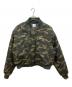 DEAILE（ディアイル）の古着「camo bomber jacket」｜グリーン