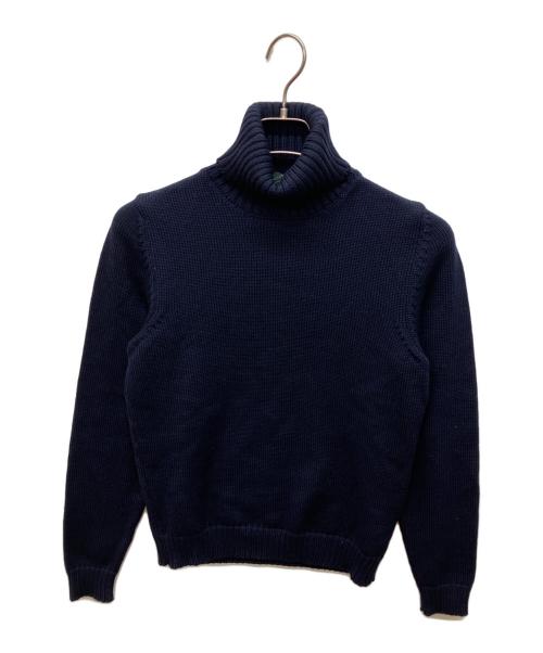 Zanone（ザノーネ）Zanone (ザノーネ) タートルネックニット ネイビー サイズ:44の古着・服飾アイテム