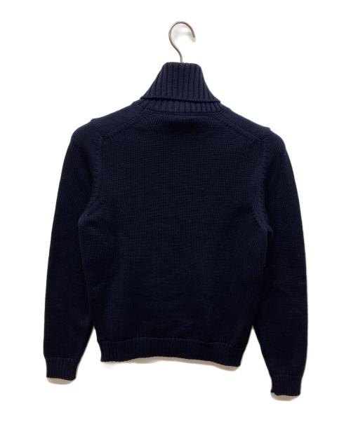 Zanone（ザノーネ）Zanone (ザノーネ) タートルネックニット ネイビー サイズ:44の古着・服飾アイテム