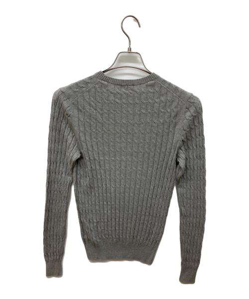 GRAN SASSO（グランサッソ）GRAN SASSO (グランサッソ) コットンケーブルニット グレー サイズ:44の古着・服飾アイテム
