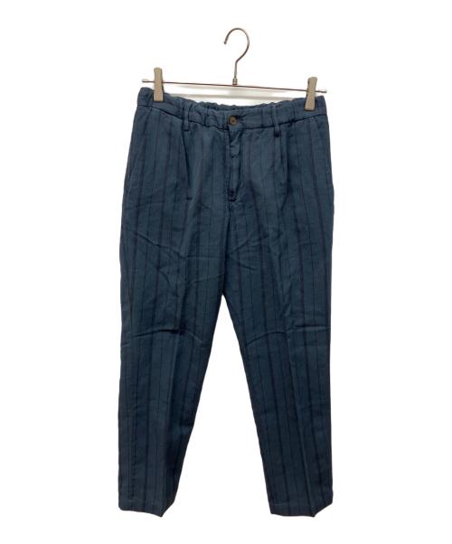 BRIGLIA 1949（ブリリア 1949）BRIGLIA 1949 (ブリリア 1949) イージーストライプパンツ ブルー サイズ:42の古着・服飾アイテム