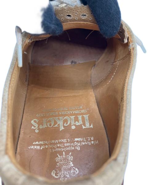 Tricker's（トリッカーズ）Tricker's (トリッカーズ) スウェードウィングチップシューズ ベージュ サイズ:7 1/2の古着・服飾アイテム