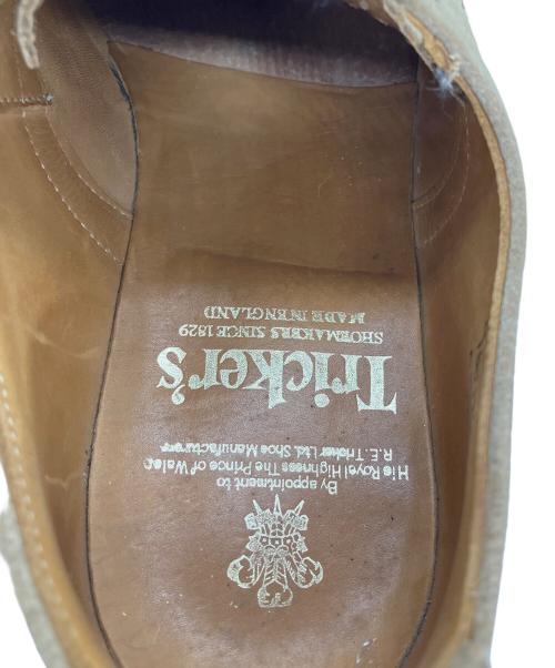 Tricker's（トリッカーズ）Tricker's (トリッカーズ) スウェードウィングチップシューズ ベージュ サイズ:7 1/2の古着・服飾アイテム