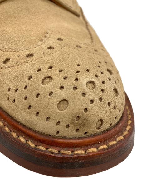 Tricker's（トリッカーズ）Tricker's (トリッカーズ) スウェードウィングチップシューズ ベージュ サイズ:7 1/2の古着・服飾アイテム