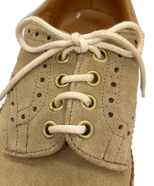 Tricker's（トリッカーズ）Tricker's (トリッカーズ) スウェードウィングチップシューズ ベージュ サイズ:7 1/2の古着・服飾アイテム