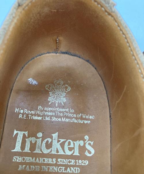 Tricker's（トリッカーズ）Tricker's (トリッカーズ) スウェードウィングチップシューズ ベージュ サイズ:7 1/2の古着・服飾アイテム