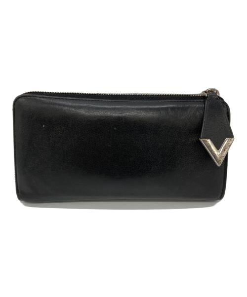 LOUIS VUITTON（ルイ ヴィトン）LOUIS VUITTON (ルイ ヴィトン) ポルトフォイユ・コメット　長財布 ブラックの古着・服飾アイテム