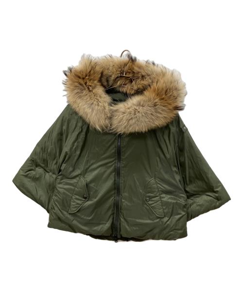 TATRAS（タトラス）TATRAS (タトラス) MALE リバーシブルダウンポンチョ グリーン サイズ:01の古着・服飾アイテム