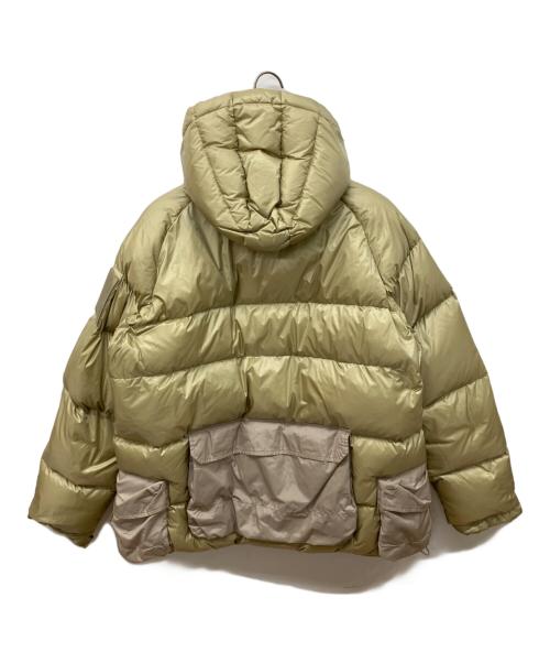 WILD THINGS（ワイルドシングス）WILD THINGS (ワイルドシングス) BAL (バル) MULTI POCKET DOWN JACKET　コラボ マルチポケットﾀﾞｳﾝｼﾞｬｹｯﾄ ベージュ サイズ:XLの古着・服飾アイテム
