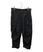ISAMU KATAYAMA BACKLASHイサムカタヤマ・バックラッシュ）の古着「WIDE CARGO PANTS」｜ブラック