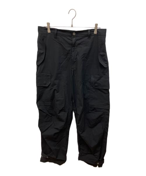 ISAMU KATAYAMA BACKLASH（イサムカタヤマ・バックラッシュ）ISAMU KATAYAMA BACKLASH (イサムカタヤマ・バックラッシュ) WIDE CARGO PANTS ブラック サイズ:Ｓの古着・服飾アイテム