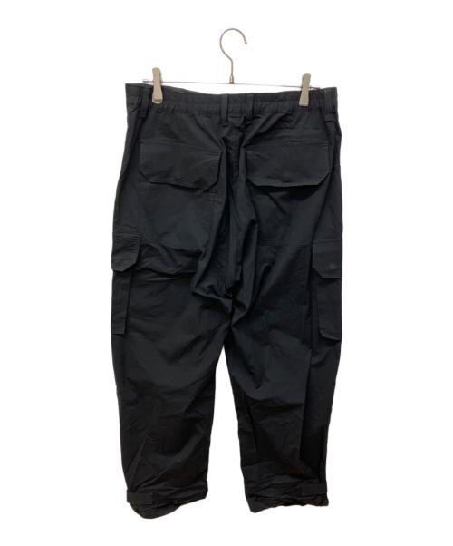ISAMU KATAYAMA BACKLASH（イサムカタヤマ・バックラッシュ）ISAMU KATAYAMA BACKLASH (イサムカタヤマ・バックラッシュ) WIDE CARGO PANTS ブラック サイズ:Ｓの古着・服飾アイテム