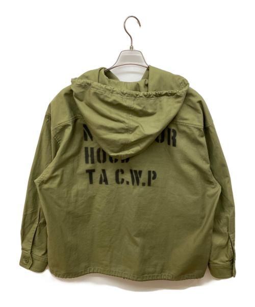 NEIGHBORHOOD（ネイバーフッド）NEIGHBORHOOD (ネイバーフッド) HOODED SHIRT LS カーキ サイズ:Mの古着・服飾アイテム