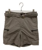 sacaiサカイ）の古着「Matte Taffeta Shorts」｜チャコールグレー