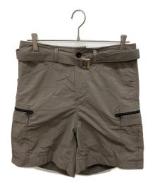 sacai（サカイ）の古着「Matte Taffeta Shorts」｜チャコールグレー