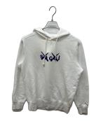 sacai×KAWSサカイ×カウズ）の古着「Flock Print Hooide」｜ホワイト