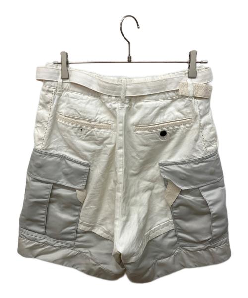 sacai（サカイ）sacai (サカイ) ドッキンカーゴショーツ ホワイト サイズ:1の古着・服飾アイテム