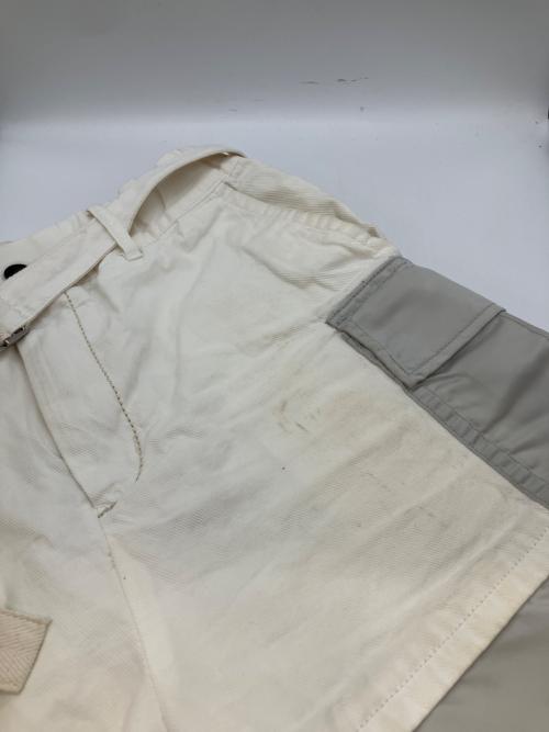 sacai（サカイ）sacai (サカイ) ドッキンカーゴショーツ ホワイト サイズ:1の古着・服飾アイテム