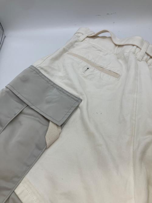 sacai（サカイ）sacai (サカイ) ドッキンカーゴショーツ ホワイト サイズ:1の古着・服飾アイテム