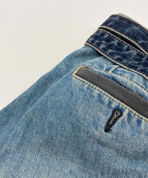 sacai（サカイ）sacai (サカイ) Patch Work Denim Pants インディゴ サイズ:1の古着・服飾アイテム